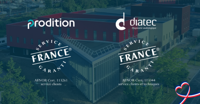 Prodition et Diatec labelisés SERVICE FRANCE GARANTI