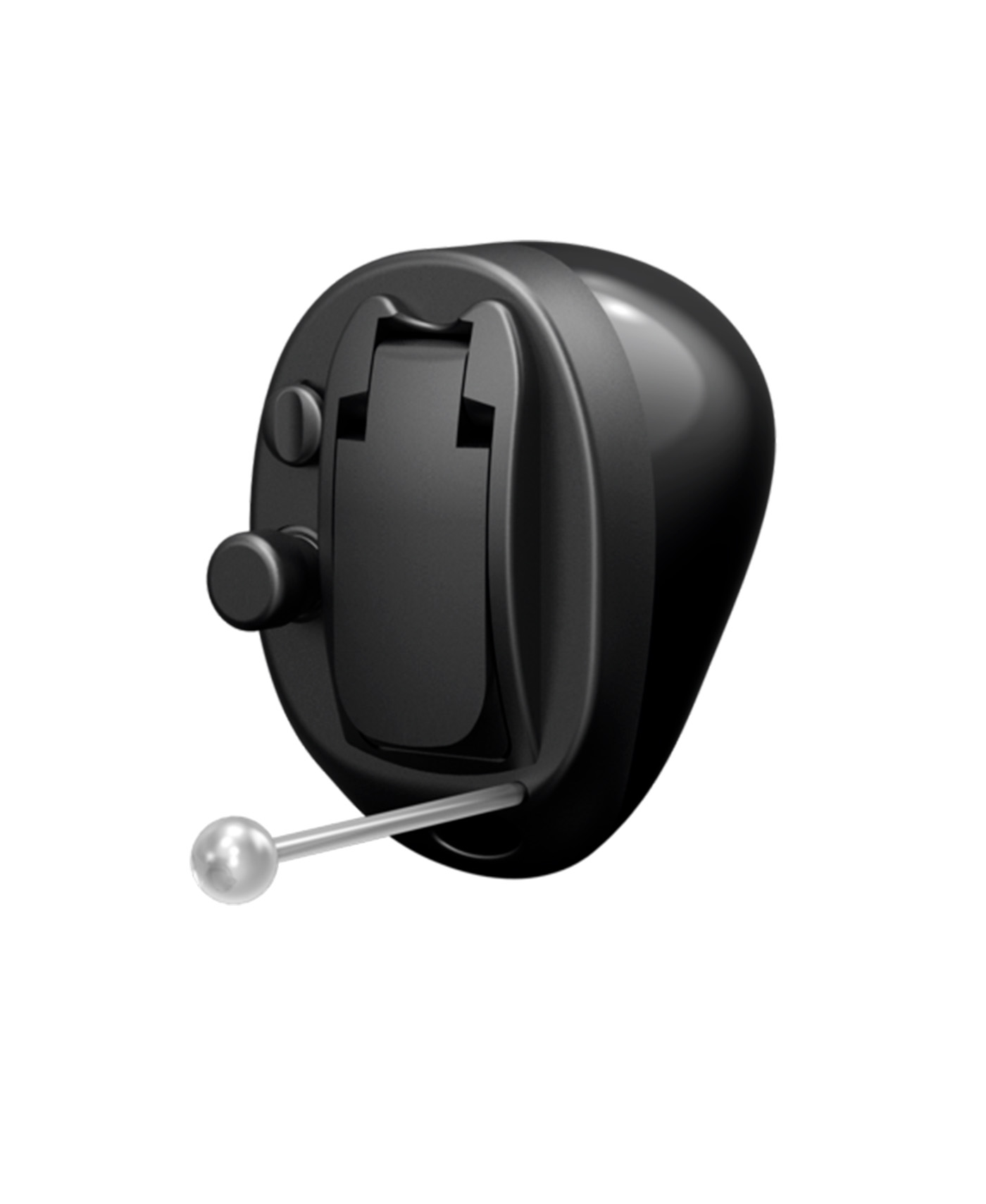 Bernafon_Encanta_CIC_Right_C005Black_Bat10_PB_Angled_500pctSize_TIF