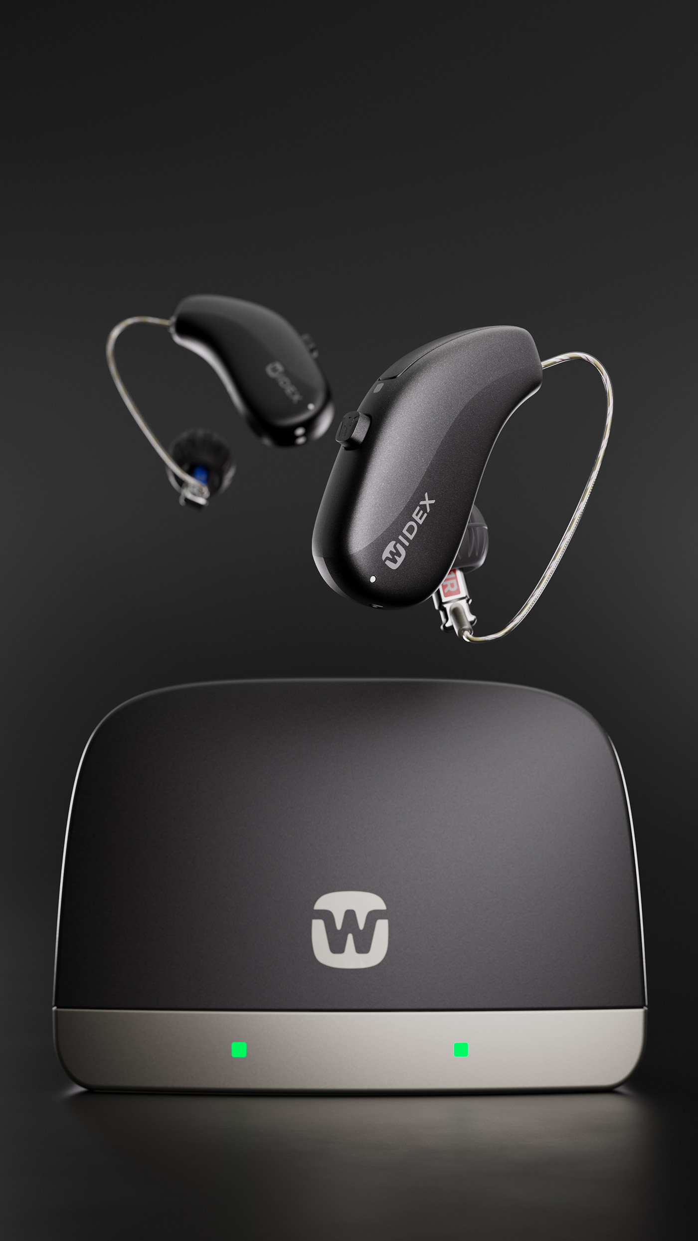 Widex Background_Standard_Charger_With Hearing Aids