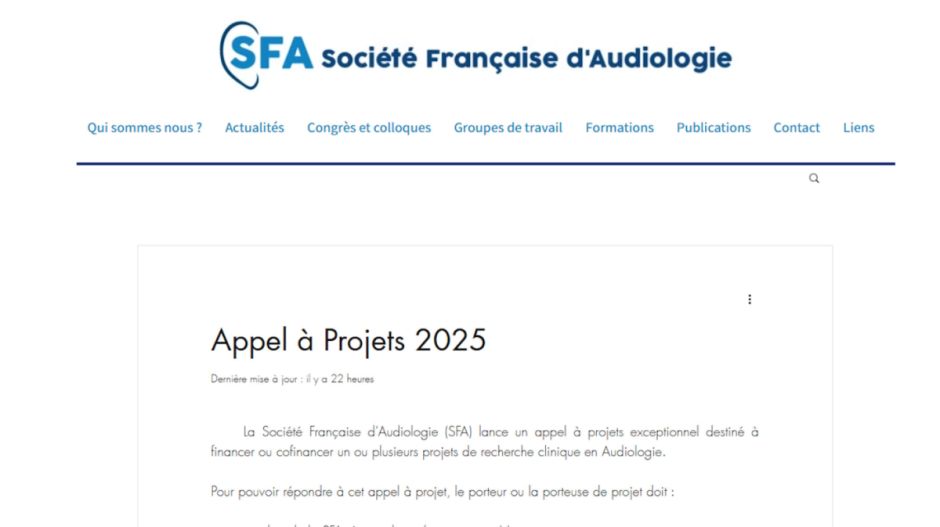 appel a projets SFA