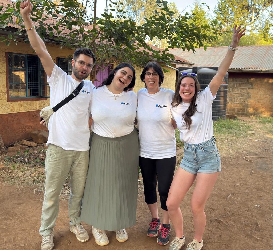 equipe Audika mobilise e au Kenya